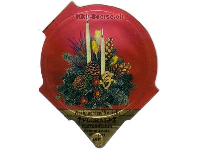 Serie 1.226 B "Weihnachten/Neujahr", Riegel Alu